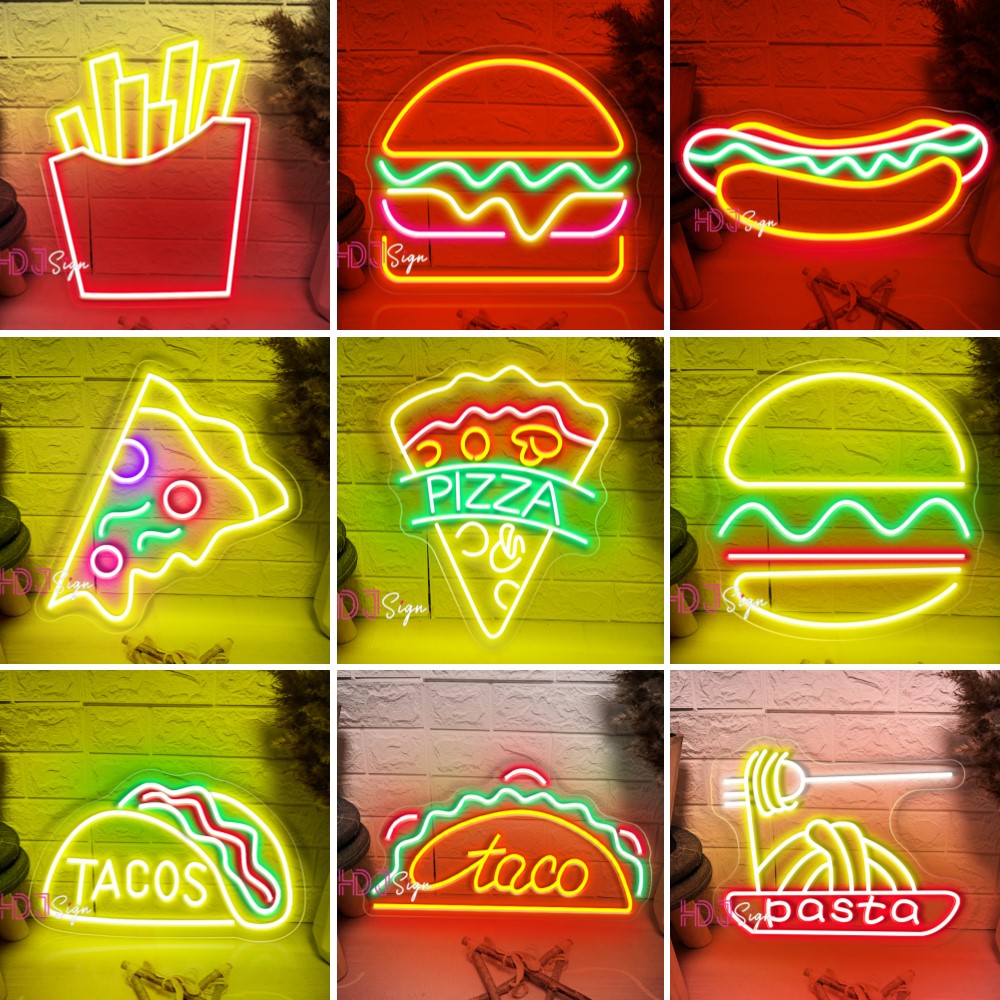 Home Cinema Food - Chip Luce al neon Luci a