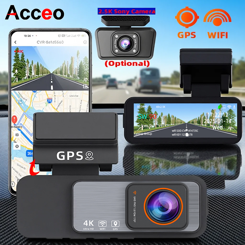 Home Cinema Blu Ray Sony - ACCEO Dashcam 4K per Auto con