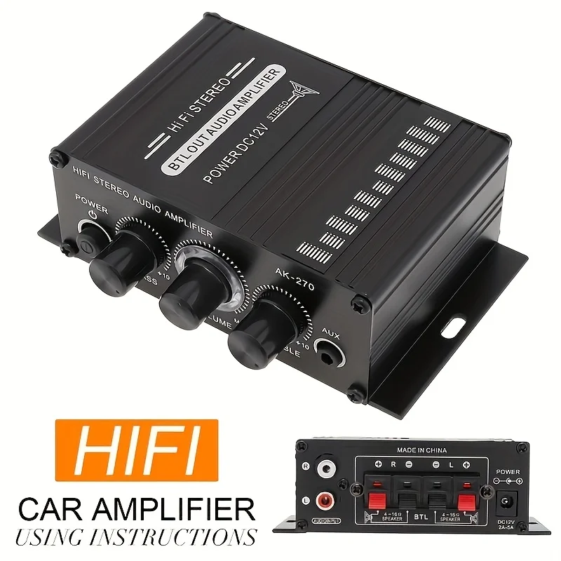 Home Cinema Mini - AK-270 Mini Amplificatore di Potenza 400W