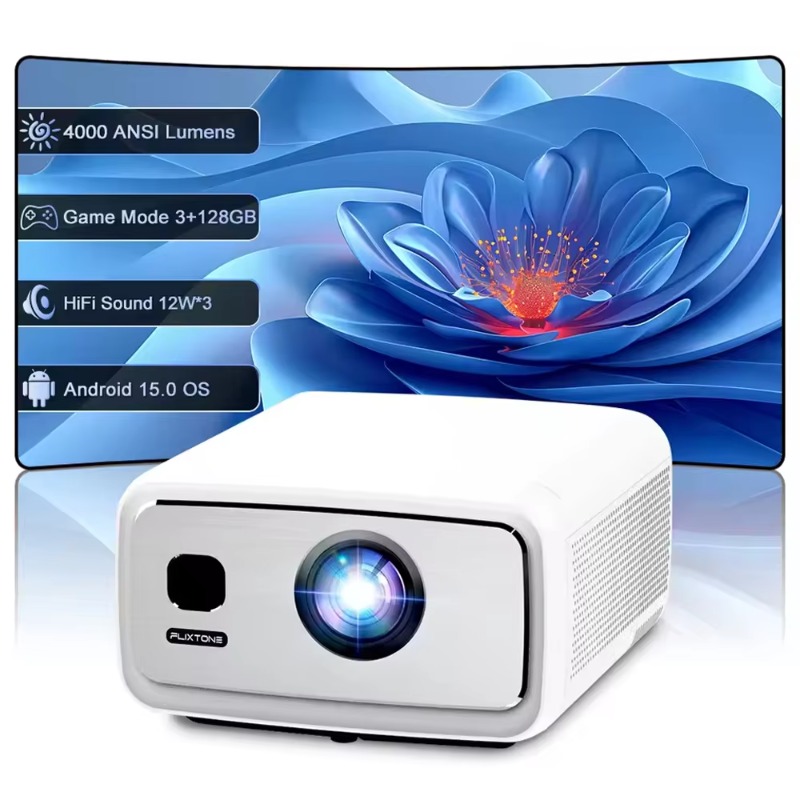 Home Cinema Mini - Proiettore D10S 4K con Chip V660,