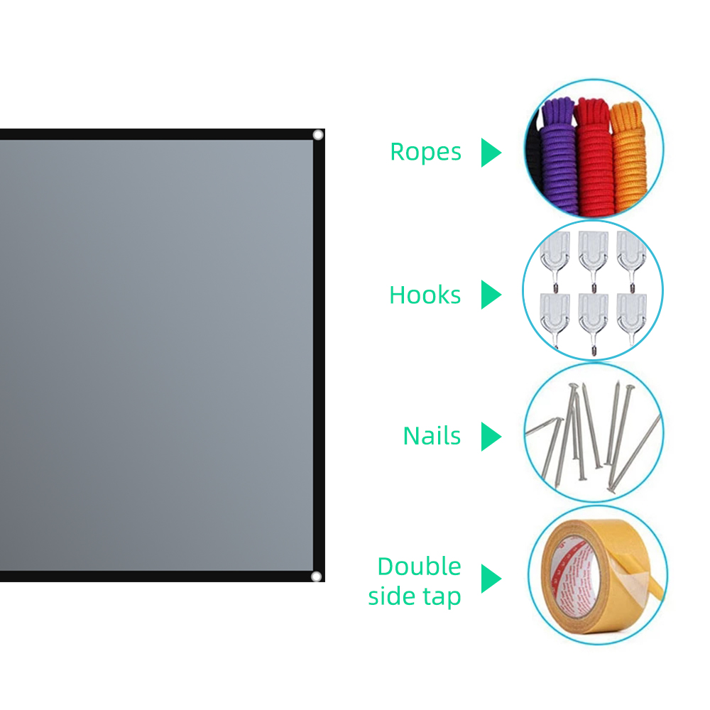 מסך למקרן Salange schermo del  - Projector Screen 100 Inch recensione e prezzo