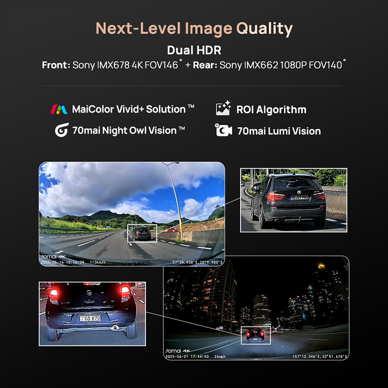 Dash Cam 70mai A810S 4K HDR GP - Home Cinema Blu Ray Sony recensione e prezzo