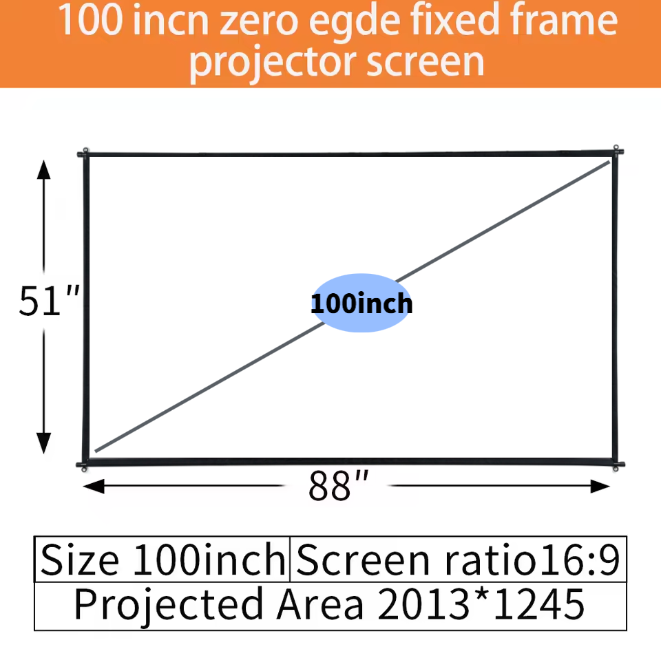 Schermo di Proiezione XIAOHUI  - Projector Screen 100 Inch recensione e prezzo