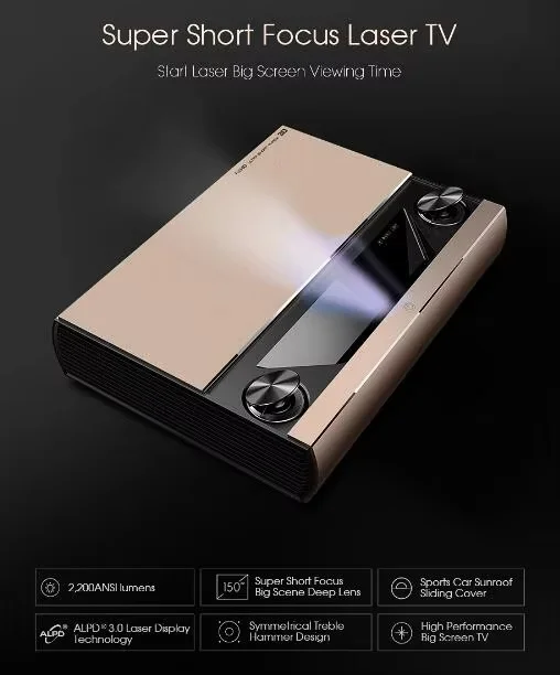Proiettore Laser JMGO SA a Tir - Home Cinema Ultra Short Throw Projector recensione e prezzo