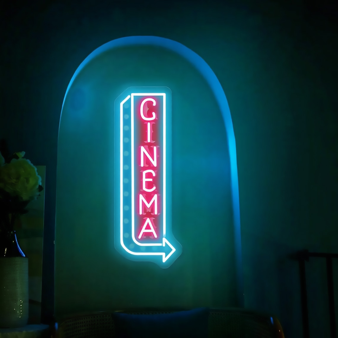 Insegna al Neon Cinema, Insegn - Home Cinema Food recensione e prezzo