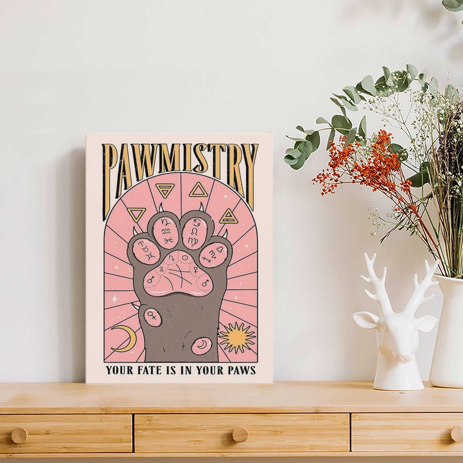 Pawmistry Pittura su tela Post - Home Cinema Usa recensione e prezzo